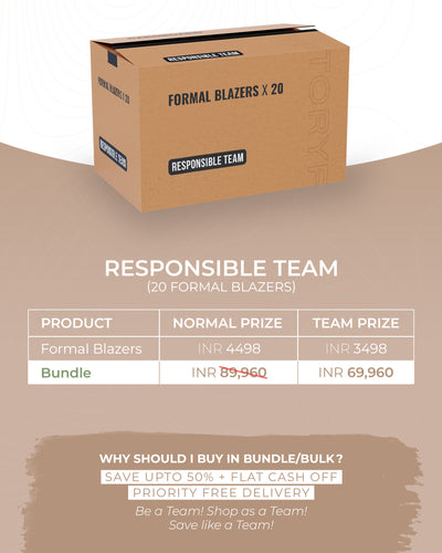 Responsible Team Bundle -20  Formal Blazers