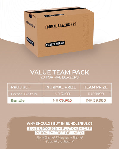 Value Team Pack -20  Formal Blazers